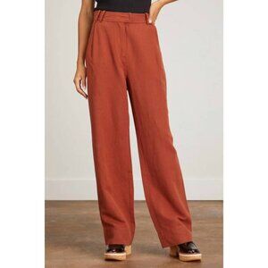 Apiece Apart Manon Trouser Pants Size 0 Linen Organic Cotton
